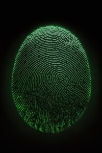 green fingerprint
